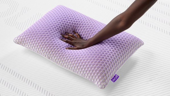 purple harmony pillow low