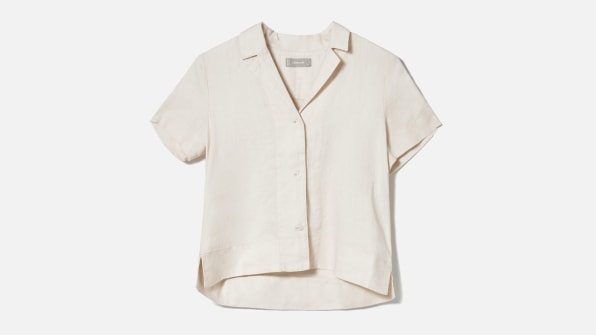 The Linen Short-Sleeve Notch Shirt