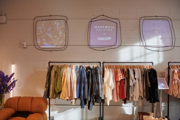 Thrifting with thredUP's Stage Stores Pop-Up