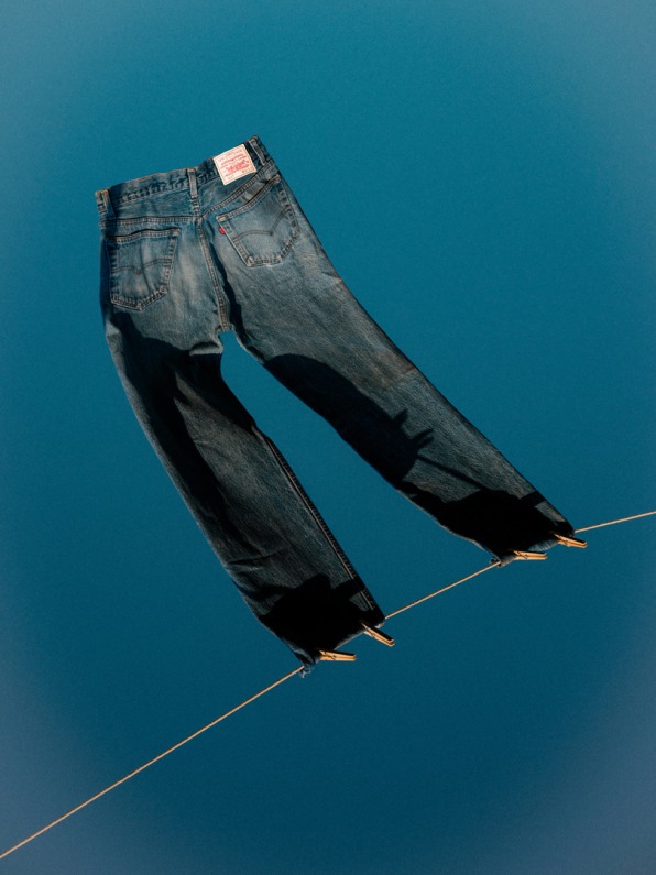 They look just like new, but Levi's 501s are now made from liquified f