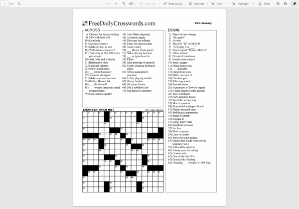 Free Online Word Games and Crossword Puzzles