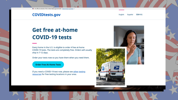 People are used to terrible government websites. COVIDtests.gov is an