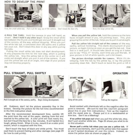 Polaroid instructions