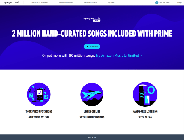 Prime's free music, games, photo storage, and ebooks