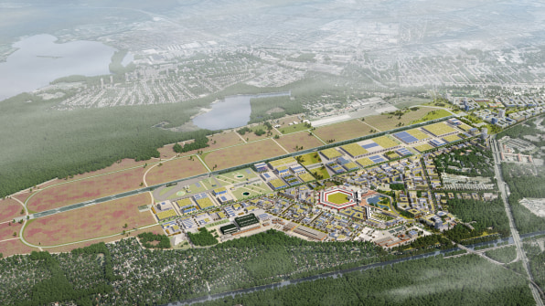 This old Berlin airport is being transformed into a climate-neutral, c