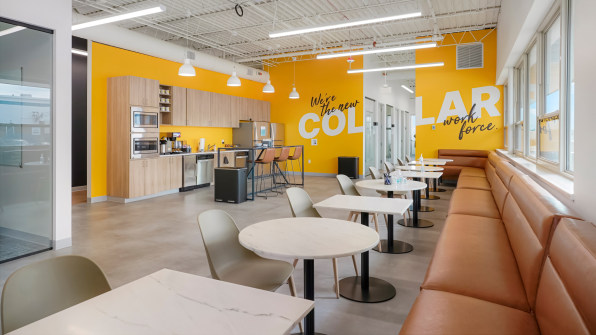 Why these 100,000-square-foot warehouses are designed like hip coworki