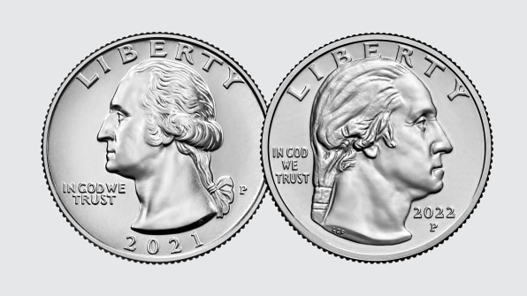 A small change to U.S. quarters is a big trend in logo design