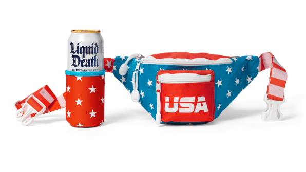 Liquid Death #39 s Election Hydration Kit takes aim at a voter suppression