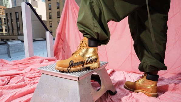 Timberland and Jimmy Choo collaborated on four gorgeous new boots