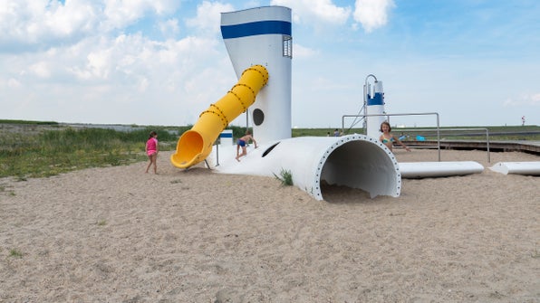 Blade Made is turning decommissioned wind turbines into playgrounds, c