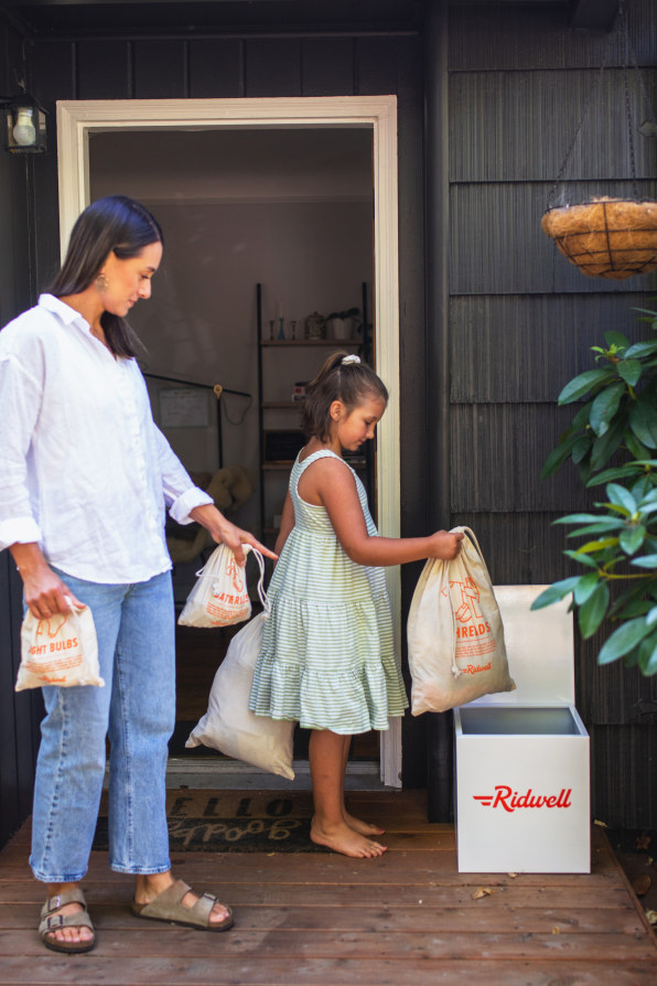 Ridwell recycles the trash—like batteries or plastic film—that you can