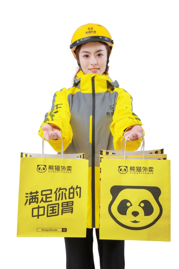 HungryPanda rebranded with bright yellow to keep its delivery workers