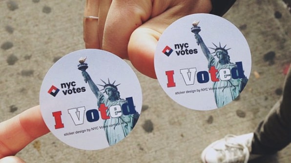 NEW YORK Magazine - OCT. 26 / NOV. 8, 2020 - IT'S TIME ( I VOTED) Kaws  Stickers
