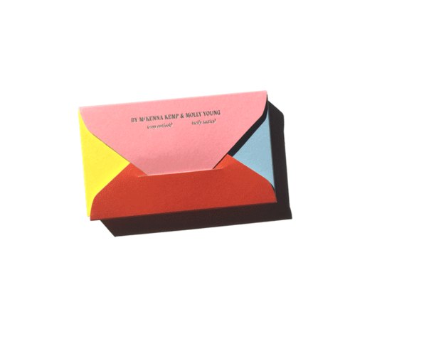Compliments Of. a clever and colorful deck of cards from designer. 