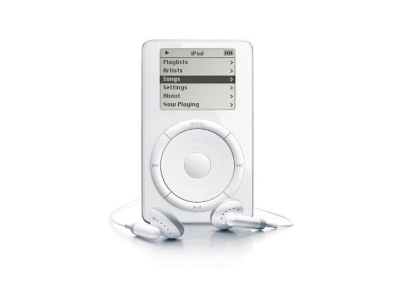 Jon Rubinstein’s discovery of a tiny disk drive in Japan spurred on the iPod, which was released months after Apple launched iTunes. The player has gone through 25 iterations since its introduction.