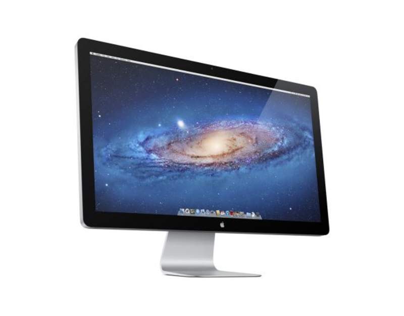 The replacement to previous flat panel displays, the Thunderbolt was a harrowingly large 27″ display and backwards compatible with previous Apple inputs.