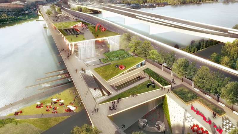 11th Street Bridge Park [Image: OMA + OLIN]