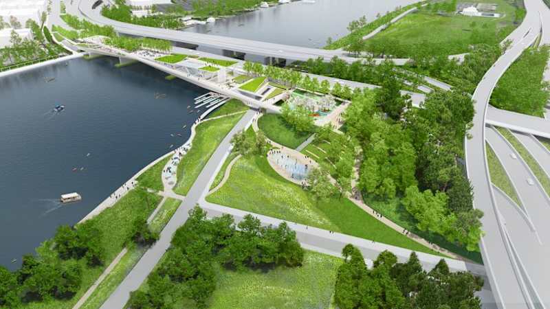 11th Street Bridge Park [Image: OMA + OLIN]