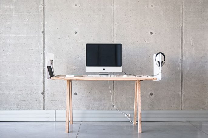 A Customizable Desk System That Tames Creative Chaos