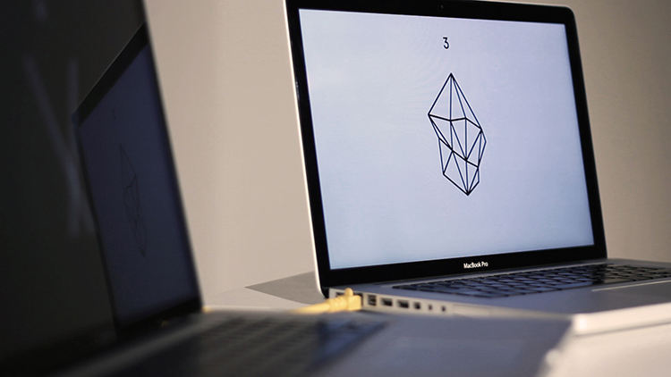 How Existential: Two MacBooks Playing Rock-Paper-Scissors Forever