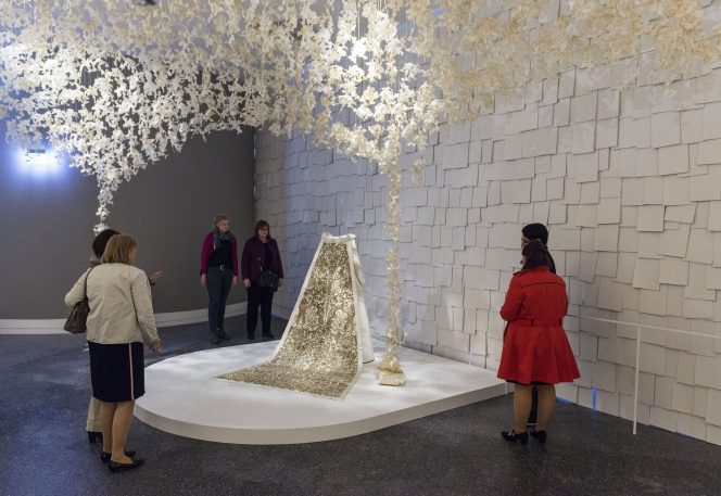 Designers Build Karl Lagerfeld A Giant Paper Castle